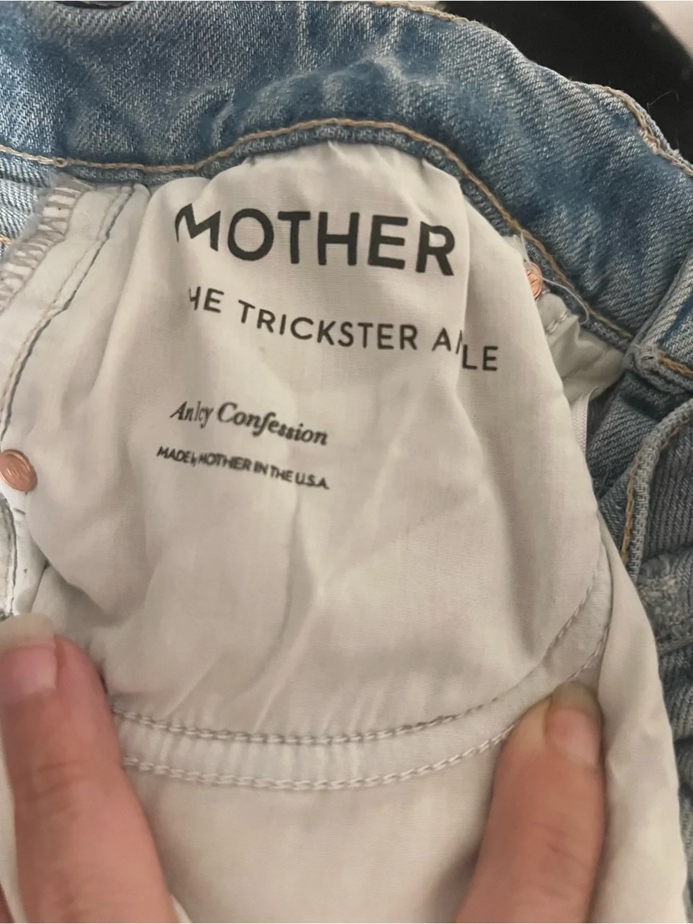 Mother Denim The Trickster Ankle Straight Leg Jean An Icy Confession Womens 27
